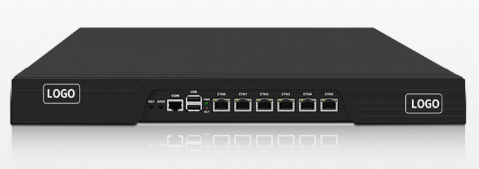 Zynshield 1U Rackmount Dual PSU Firewall Intel Core J1900 4 Core 4 Threads OPNsense pfSense OpenWRT 6 2.5G LAN 3