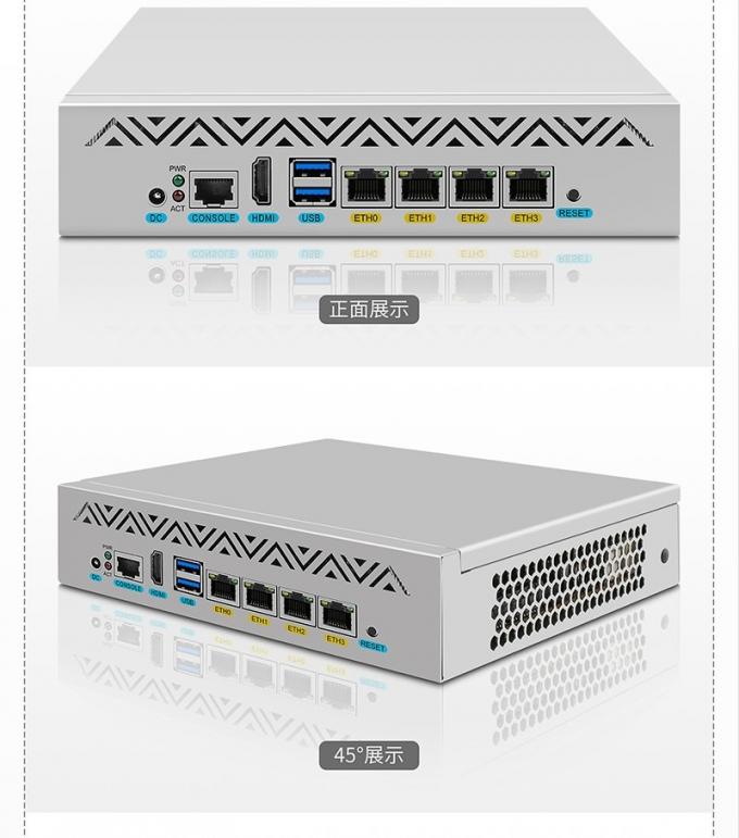 Zynshield 1U Rackmount Redundant Firewall OPNsense PfSense OpenWRT N3160 N3700 4 2.5G LAN 2