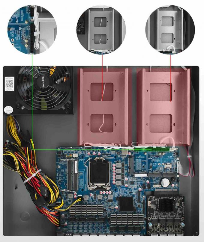 Zynshield 1U C236 Rackmount Firewall i3i5i7 6th~9th 8 2.5G 2SFP+ 4SFP+ Bypass PCIe X8 2