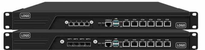 Zynshield 1U Rackmount Firewall i7 13700 i9 14900 6 2.5G LAN 10G 40G QSFP+ Redundant Bypass 3