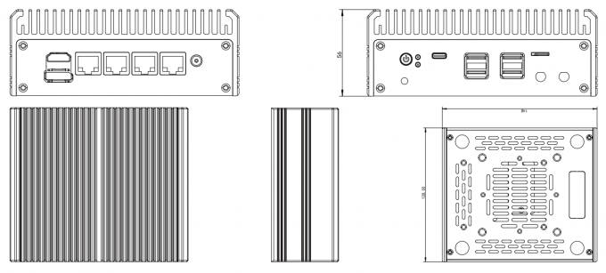 Zynshield Desktop Firewall Intel 12th/13th Pfsense Ubuntu Linux 4*Inteli226-V 0