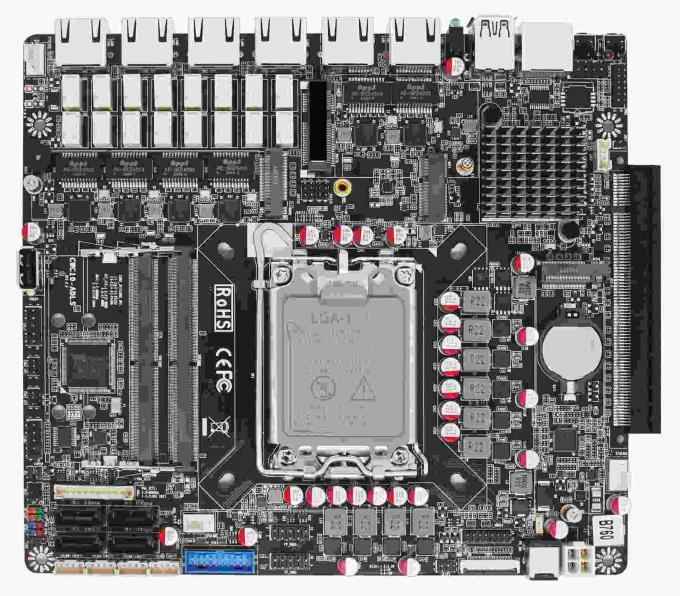 Zynshield 1U Rackmount Firewall B760 i7 13700 i9 14900 6 2.5G 40G QSFP+ Redundant Bypass 0