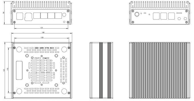 Zynshield VPN Firewall Intel N305 Pfsense Ubuntu Linux 4*2.5g Rj45 Ethernet Ports 0