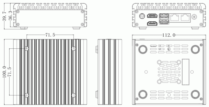Zynshield Desktop Firewall Intel N100 N200 N305 Dual 2.5G LAN 2 HDMI 2 USB 3.2 WIFI 6 TPM Module 0