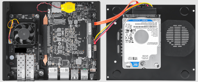 Zynshield N305 Dual RJ45 2.5G Dual 10G RJ45 Ethernet Ports Dual SFP+ Desktop Router Gateway 1