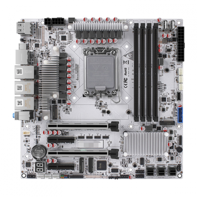 Zynshiled i3i5i7 12th～14th Gen. M-ATX 12 Bay NAS Motherboard ECC VPro U-DIMM DDR5 10G LAN Dual 2.5G LAN 0