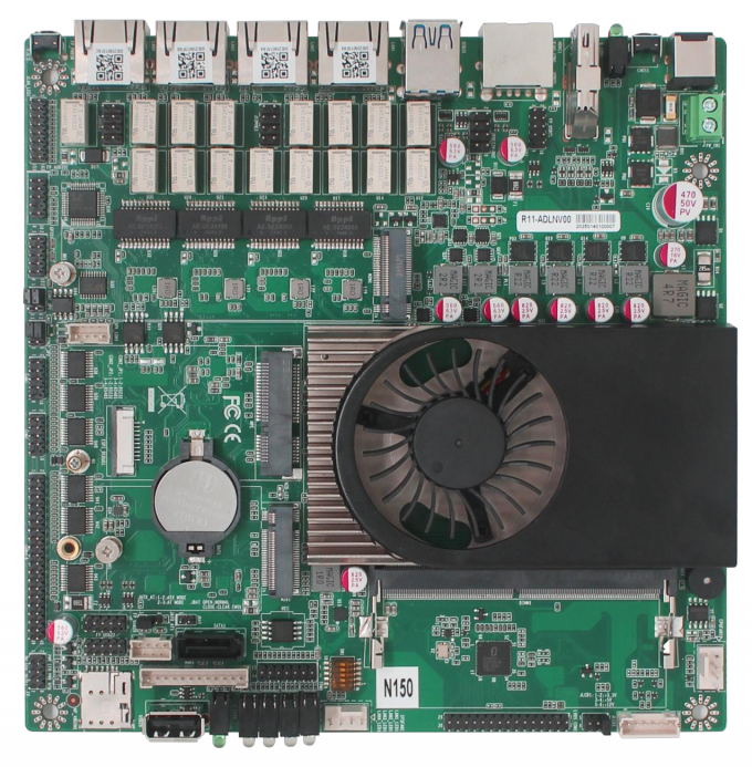 Zynshield 1U Barebone Rackmount Firewall with Intel N100 4 2.5G LAN 4G 5G SIM Supporting External SFP+ Ethernet Ports 2