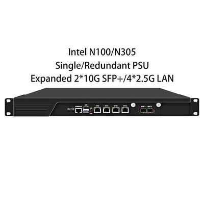 comprar Cortafuegos Zynshield 1U para montaje en rack N100 I3-N305 4 LAN de 2.5Gbps 2 SFP+ de 10Gbps Bypass Redundante online manufacture