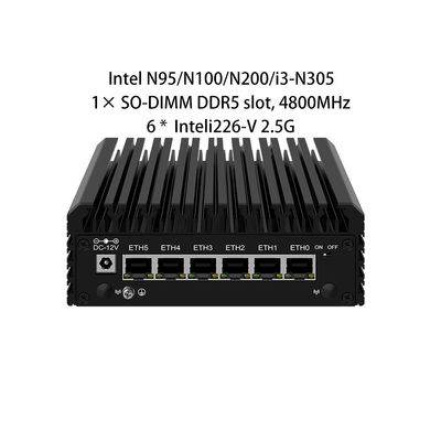 ซื้อ ไฟร์วอลล์ Zynshield Intel N200 Ubuntu Linux Centos 6 พอร์ต Ethernet Intel i226-V online manufacture