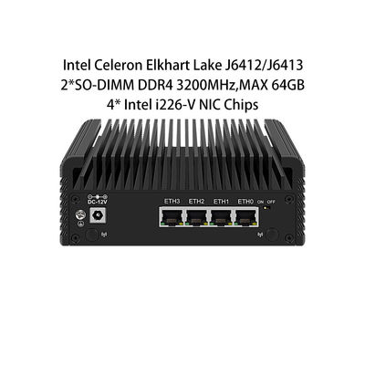 ซื้อ ไฟร์วอลล์เดสก์ท็อป Zynshield J6412 Pfsense Ubuntu Linux พอร์ต Ethernet RJ45 4*2.5g online manufacture