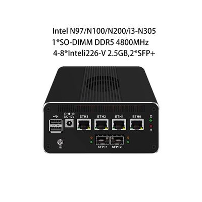 Mua Bức tường lửa máy tính để bàn Zynshield Intel N100 Pfsense Ubuntu 4 Inteli226-V 2.5GB 2 SFP + online manufacture