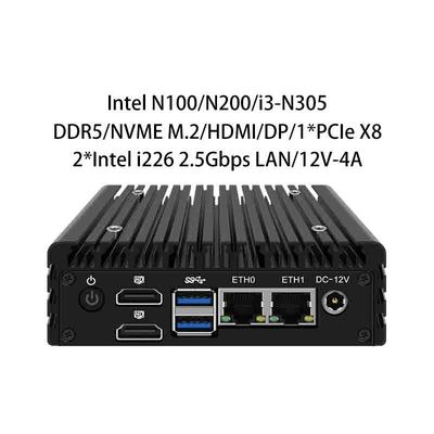 購入 Zynshield デスクトップファイアウォール Intel N100 N200 N305 デュアル 2.5G LAN 2 HDMI 2 USB 3.2 WIFI 6 TPMモジュール online manufacture