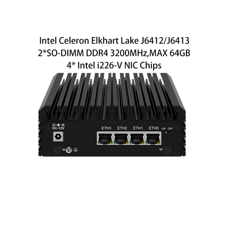 Zynshield Desktop Firewall J6413 Pfsense Ubuntu Linux 4*2.5g Rj45 Ethernet Ports