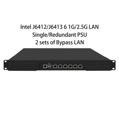 Good price Zynshield 1U Rackmount Redundant Firewall Bypass OPNsense PfSense OpenWRT J6412 6 2.5G LAN online