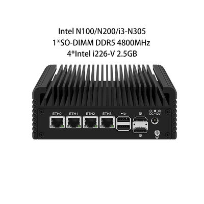 Good price Zynshield Firewall VPN Intel N100 Opnsense Ros Linux 4*2.5g Rj45 Ethernet Ports online