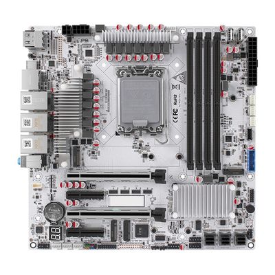 Good price Zynshiled i3i5i7 12th～14th Gen. M-ATX 12 Bay NAS Motherboard ECC VPro U-DIMM DDR5 10G LAN Dual 2.5G LAN online