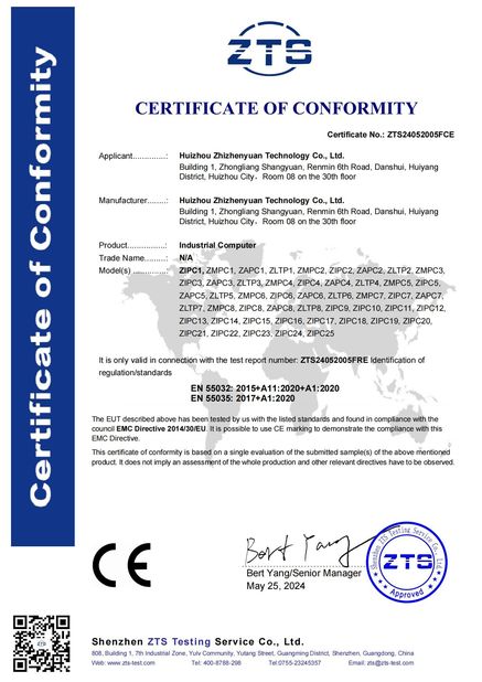 China Shenzhen Zhizhenyuan Technology Co., Ltd. certifications